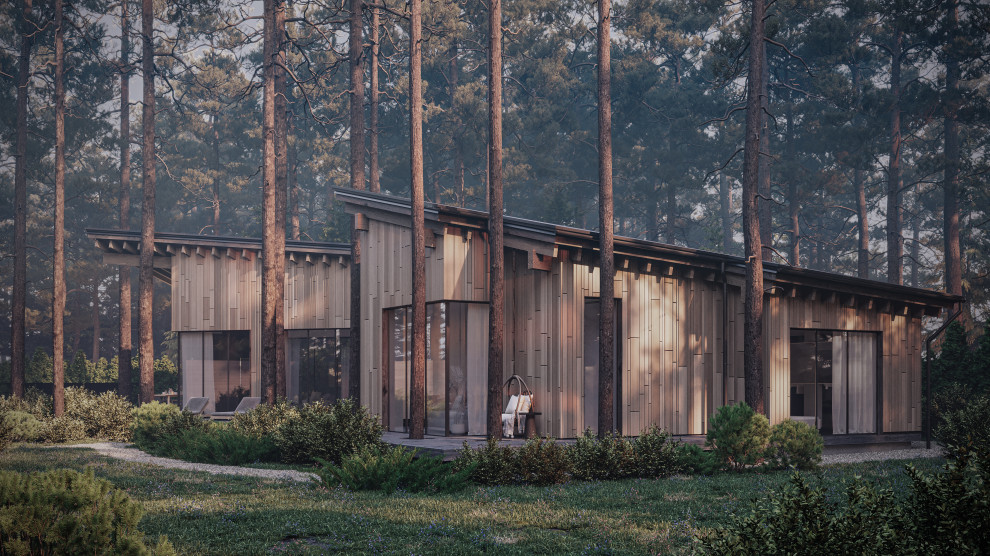 Загородный дом в экостиле