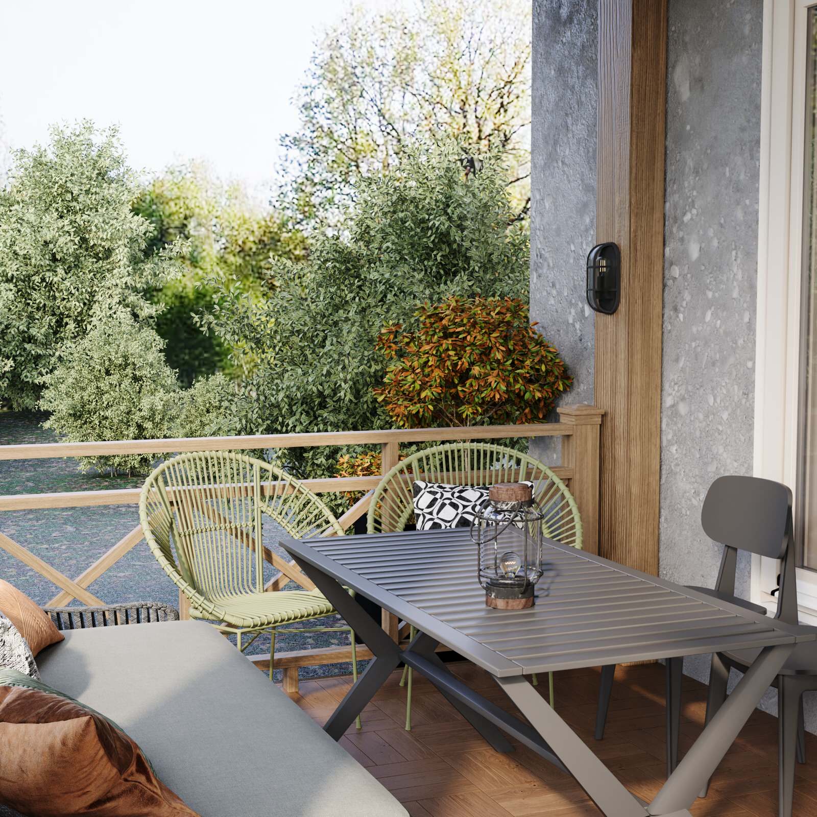 Дизайн 2х этажного дома в стиле эклектика