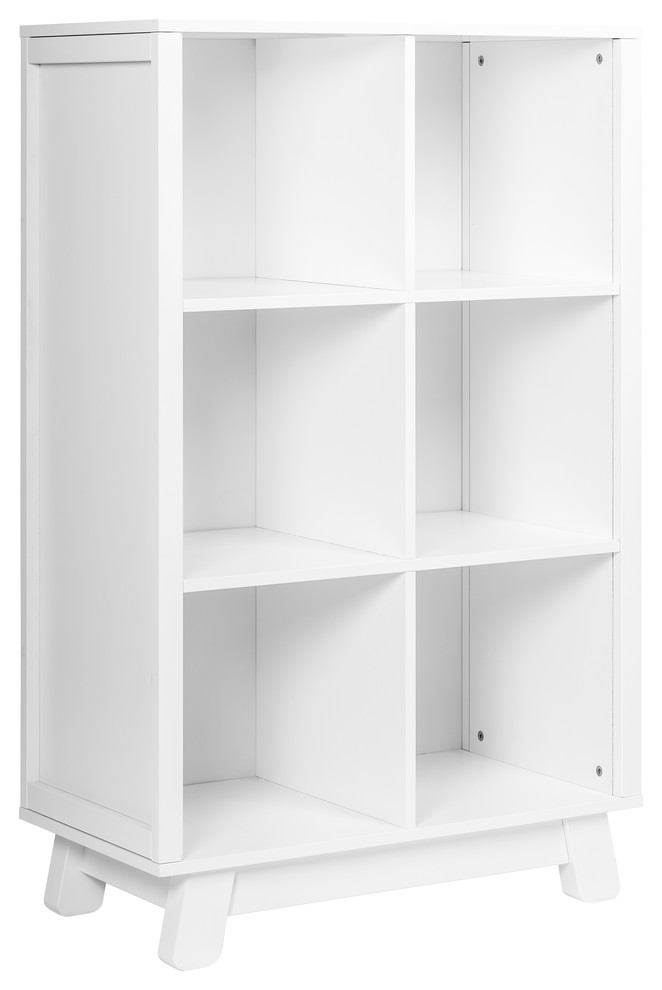 Hudson Cubby Bookcase, White