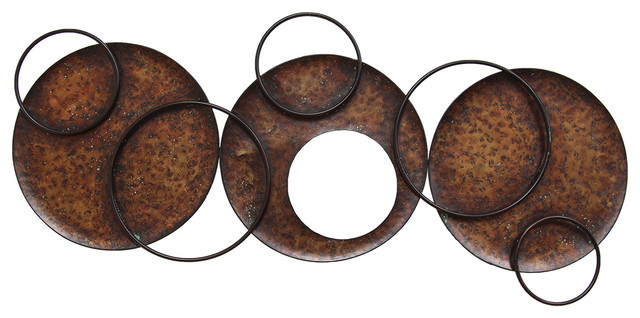 Metal Circle Wall Decor stratton home decor modern circles wall decor - contemporary Metal Circle Wall Decor stratton home decor modern circles wall decor - contemporary