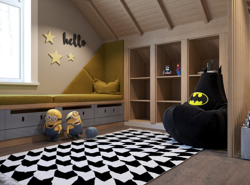 Яркий дом для большой семьи в СНТ Малиновый