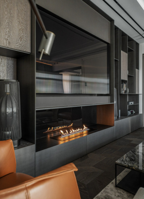 Duba&iuml; Hills modern-vardagsrum