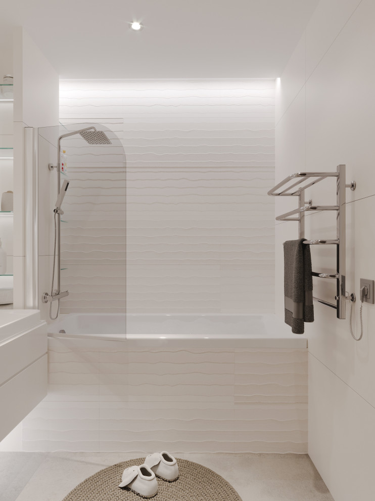 Современный дизайн проект для семьи из 4-ех человек и котика в Москве