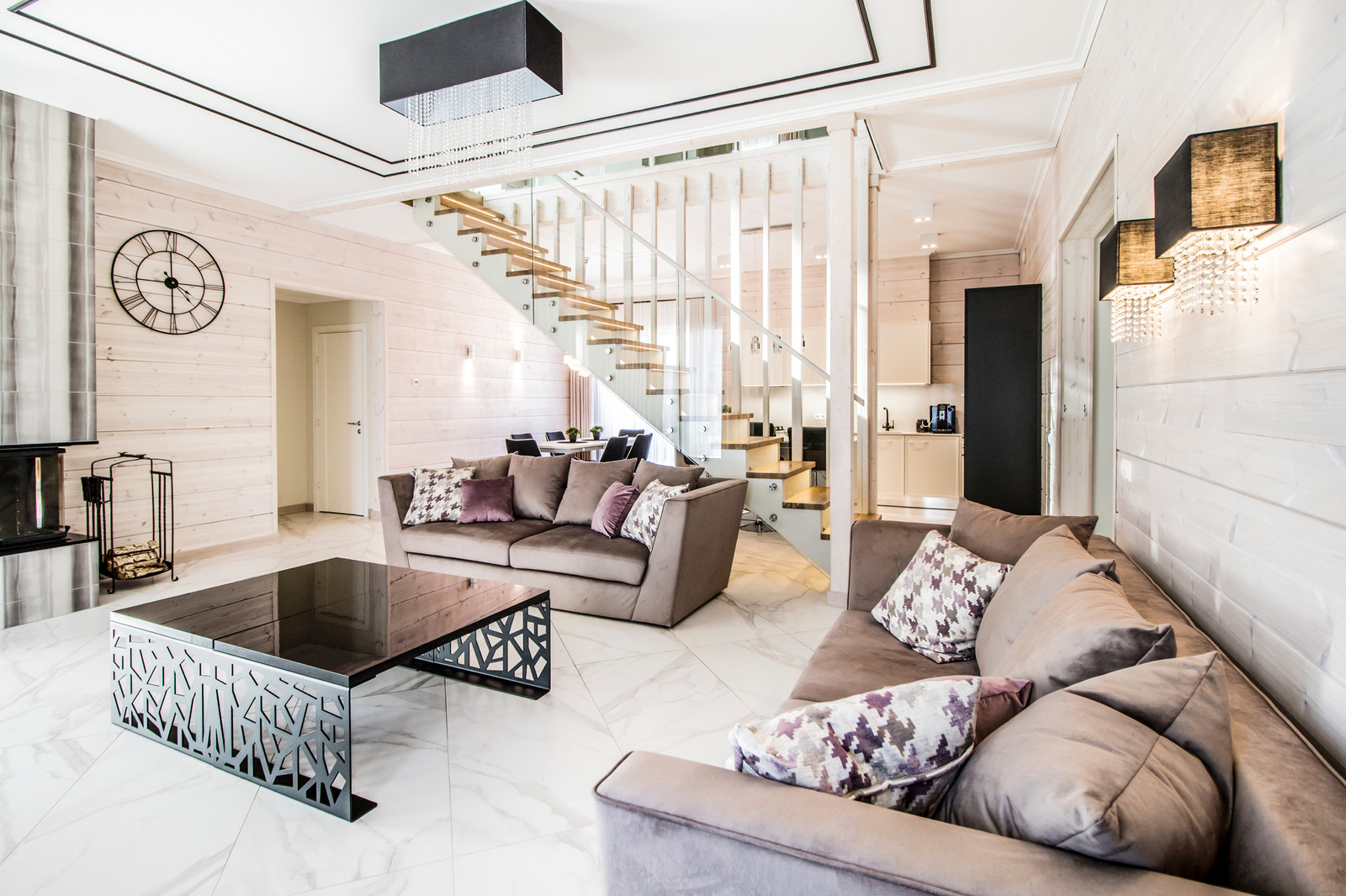 Inside a Wooden House