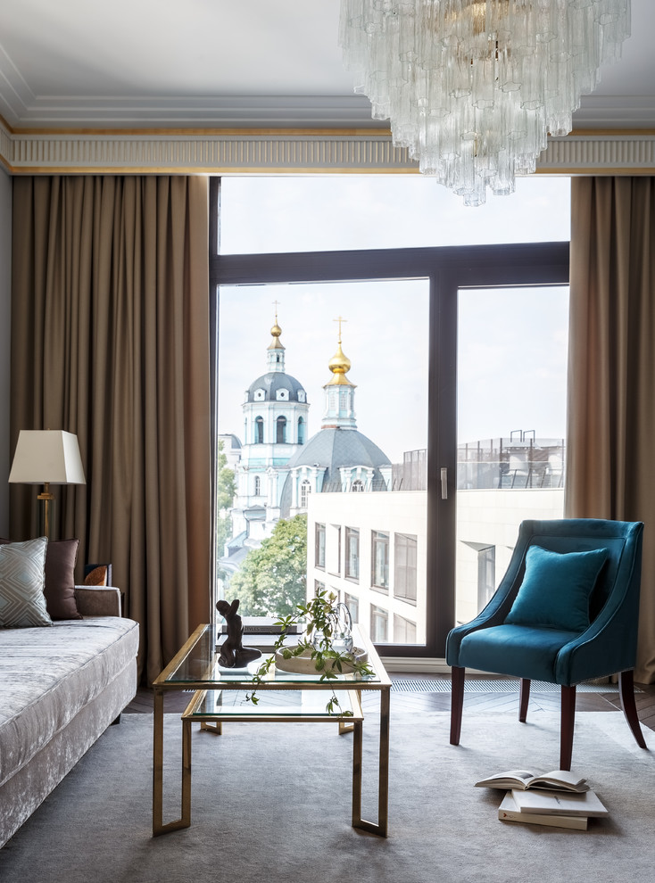 Современная росокшь - квартира в стиле арт-деко в ЖК "BALCHUG RESIDENCE"