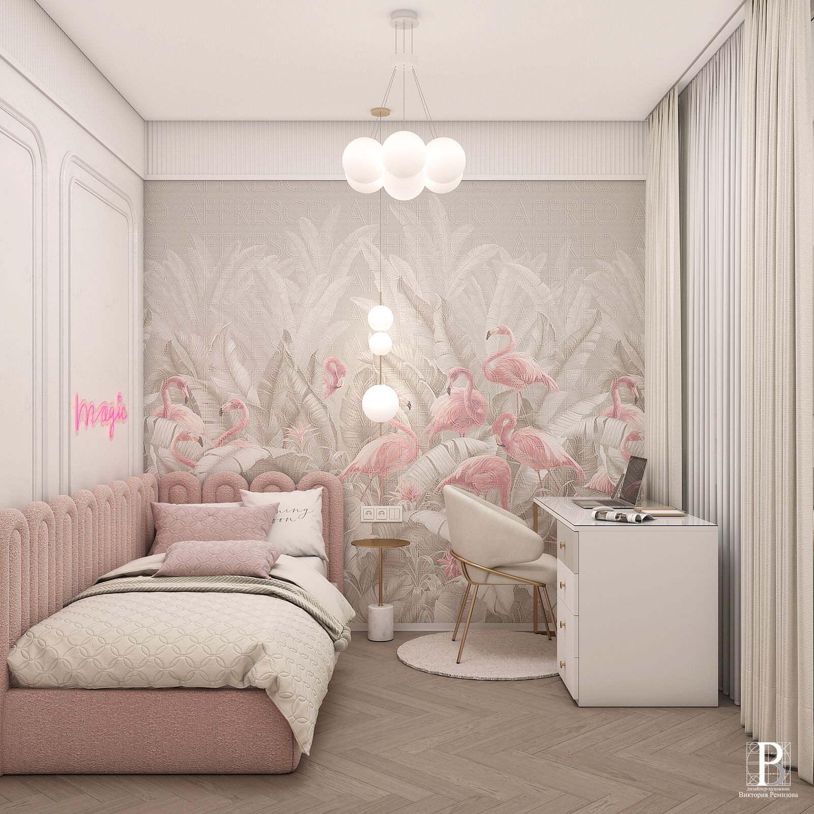 Дизайн интерьера квартиры 56,8 кв.м., г. Пятигорск, ул. Пестова 5