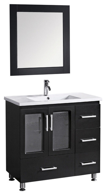 Stanton 36 Single Sink Vanity Set Espresso Contemporary