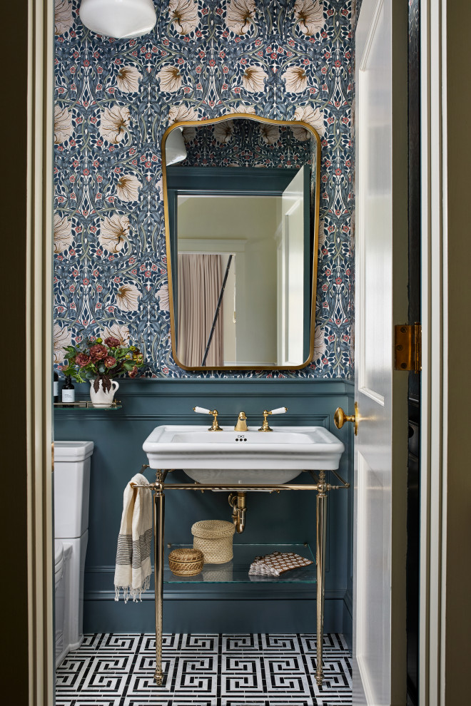 Inglecress Colonial - Traditional - Powder Room - DC Metro - by Storie ...