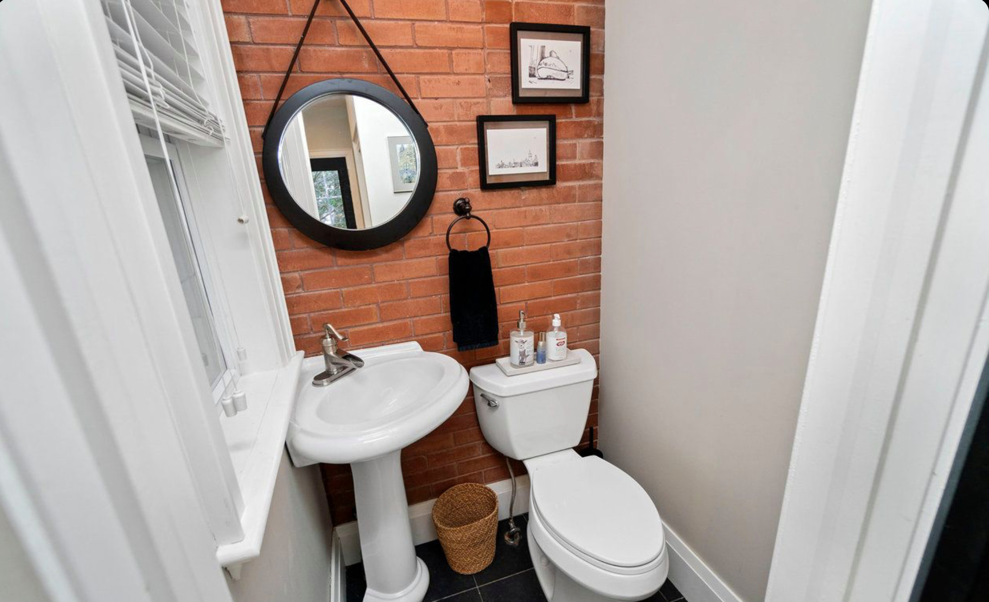 New powder room