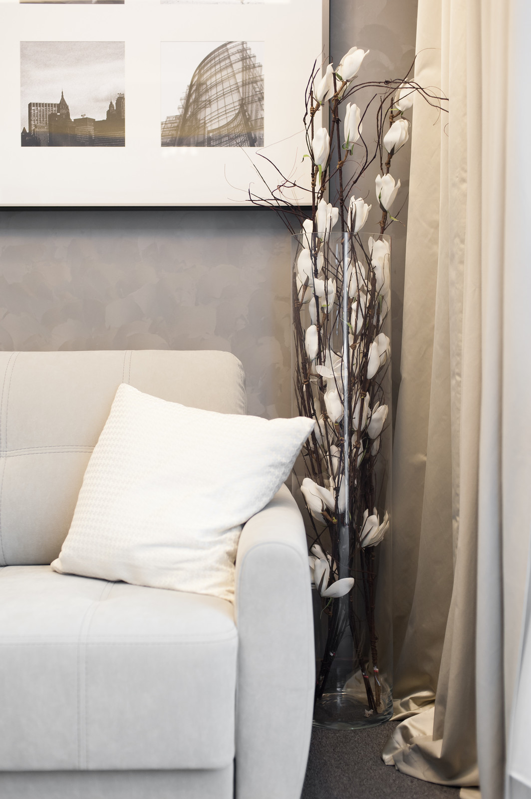 Реализованный проект уютной квартиры-студии 34 м2. Санкт-Петербург. ЖК "Клевер"