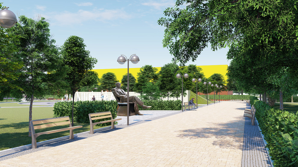 Форэскиз сквера им. С.Ф.Жилкина