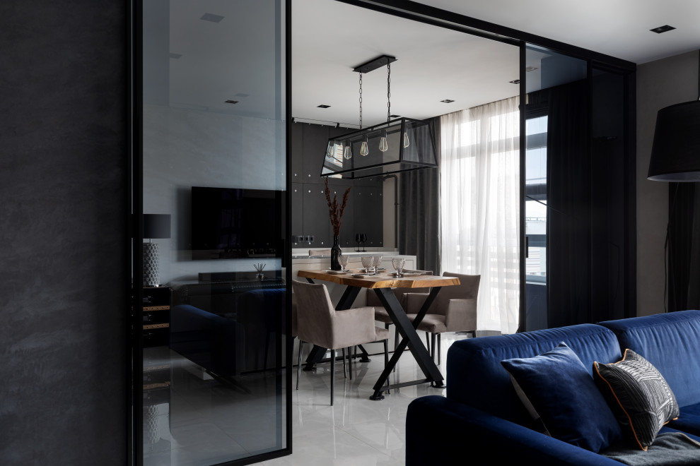 Квартира 170м2 | BLACK NATURE | Современный индустриальный стиль