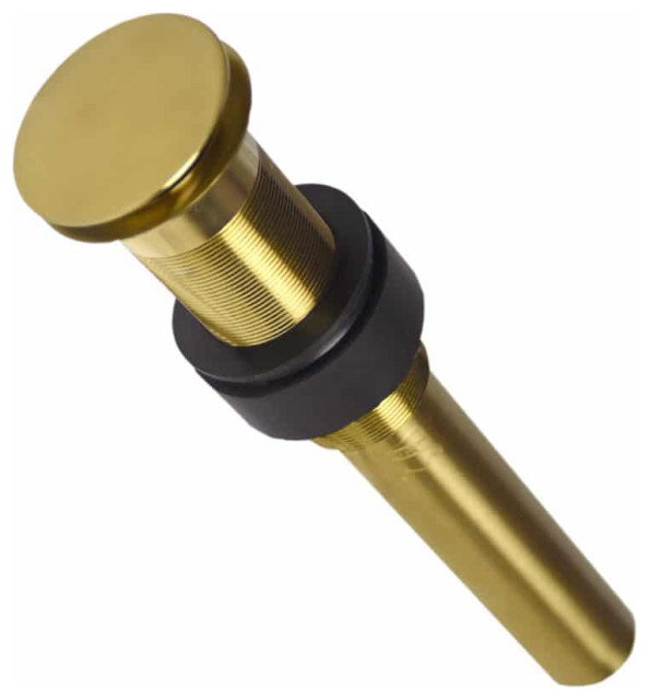 Dome Drain, 1.5", Brushed Gold