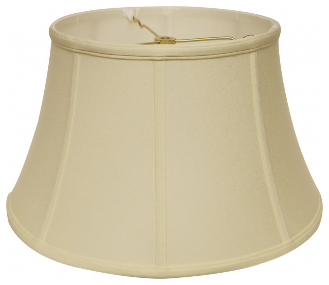 15" Ivory Drum No Slub Lampshade - Traditional - Lamp Shades - by ...