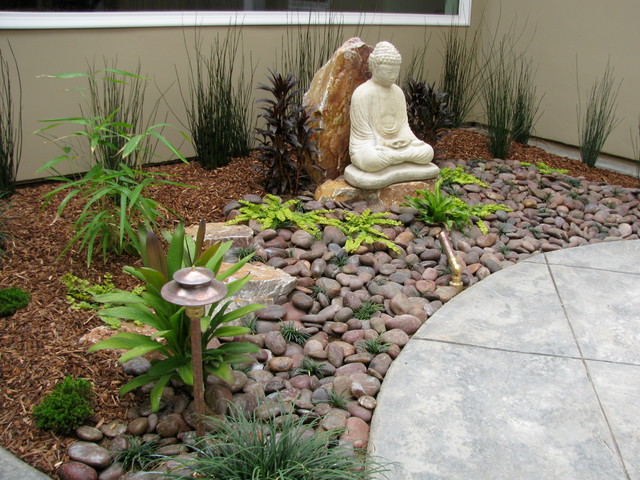 La Jolla Courtyard asiatisch-garten