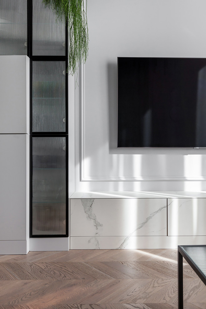 Элегантная квартира в стиле Total black