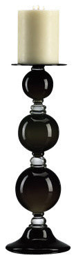 Cyan Design 02180 Medium Black Globe Candleholder