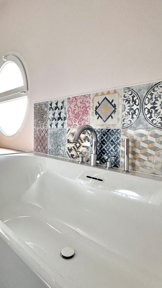 Rénovation complète d'un étage à HILLION :  buanderie , salle de bain, dressing
