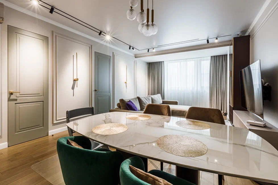 Красивая 3-х комнатная квартира в современном стиле