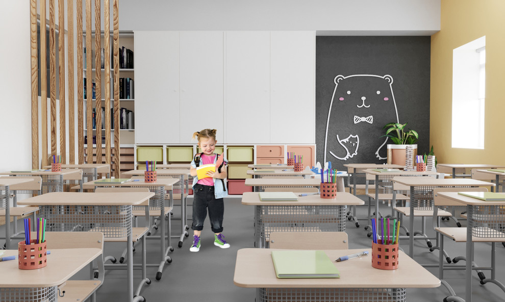 Дипломная работа "Проект реконструкции школы на Адмиралтейской набережной"