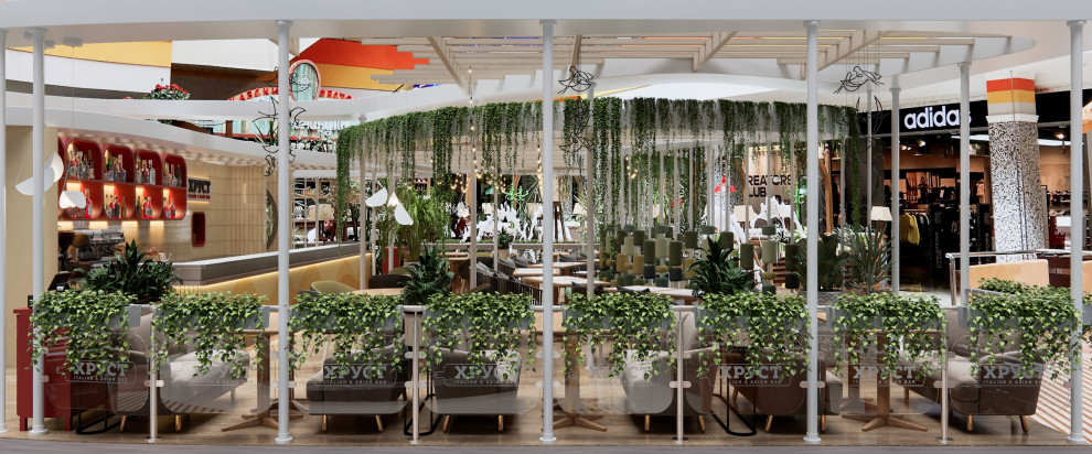 Дизайн интерьера кафе