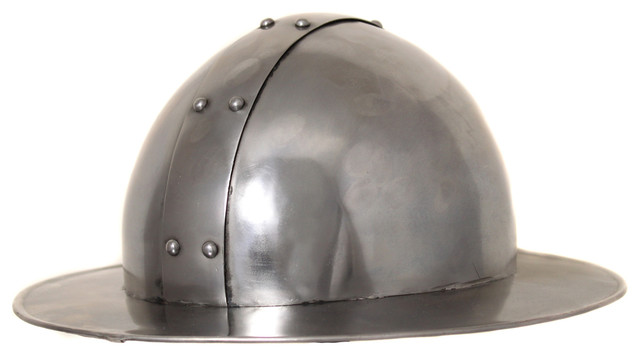 Medieval Knight Wearable Medieval Spanish Morion kettle hat Helmet Steel Replica 