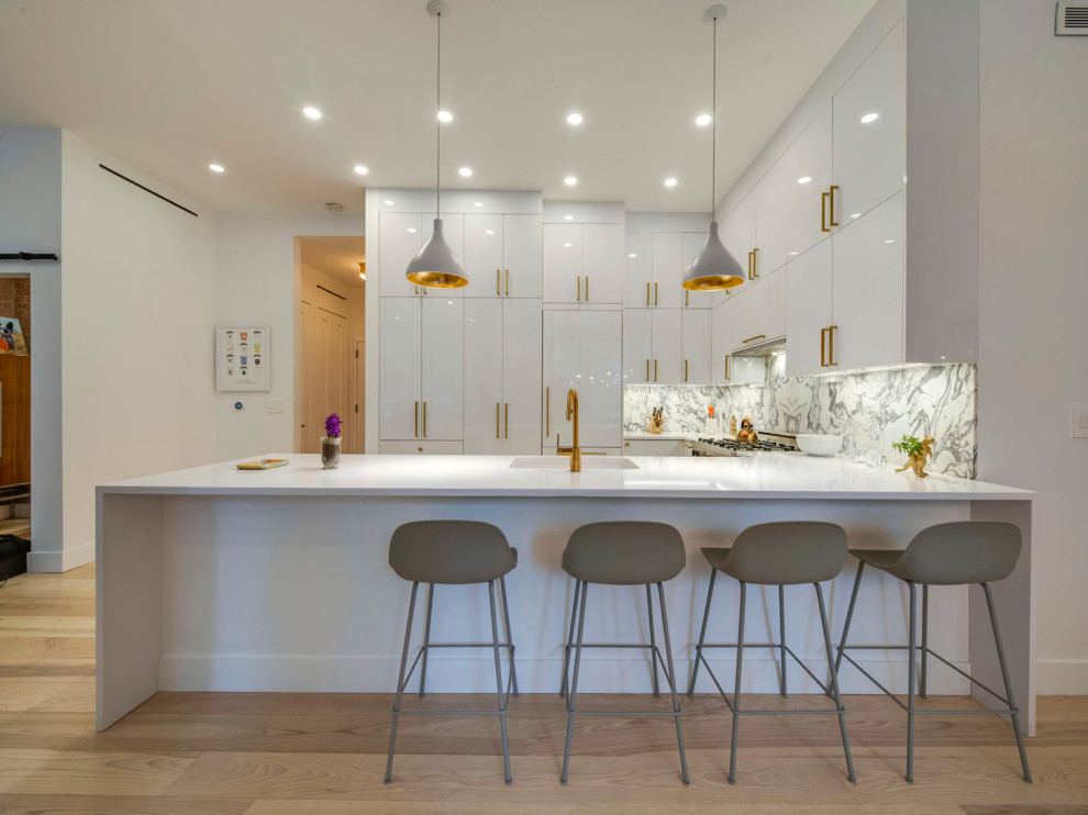 366 Broadway - Modern - Kitchen - New York - by KBR Design & Build