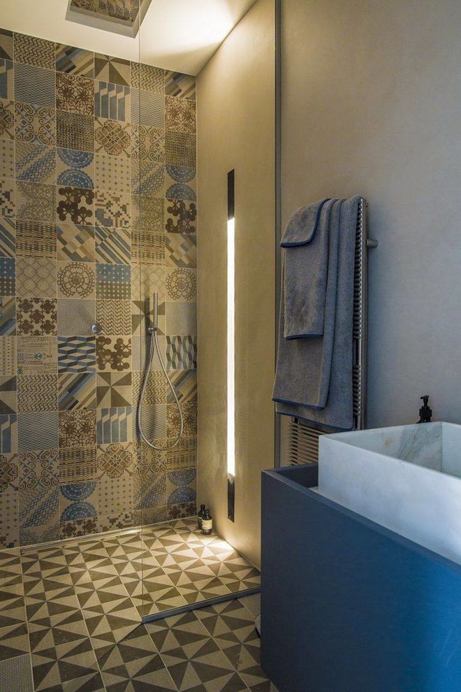 Design ideas for a beach style bathroom in Milan.