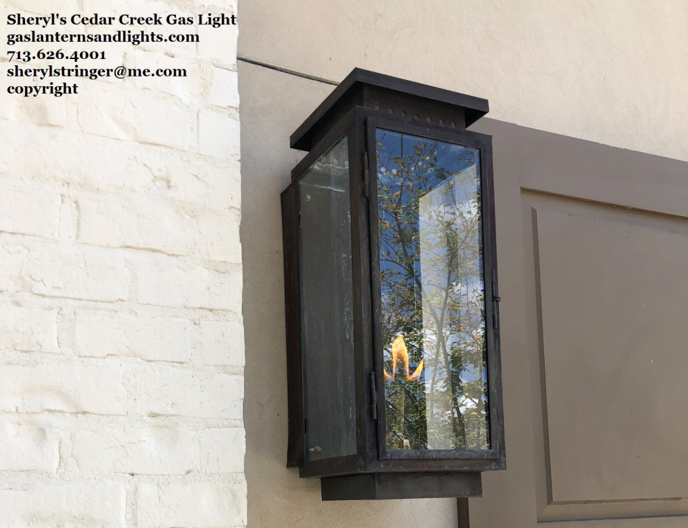 Sheryl's Cedar Creek Transitional Gas Lantern