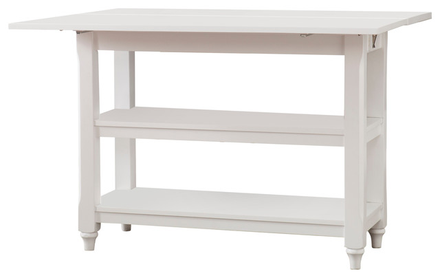 Kempsey Convertible Console To Dining, Convertible Console Shelf Table