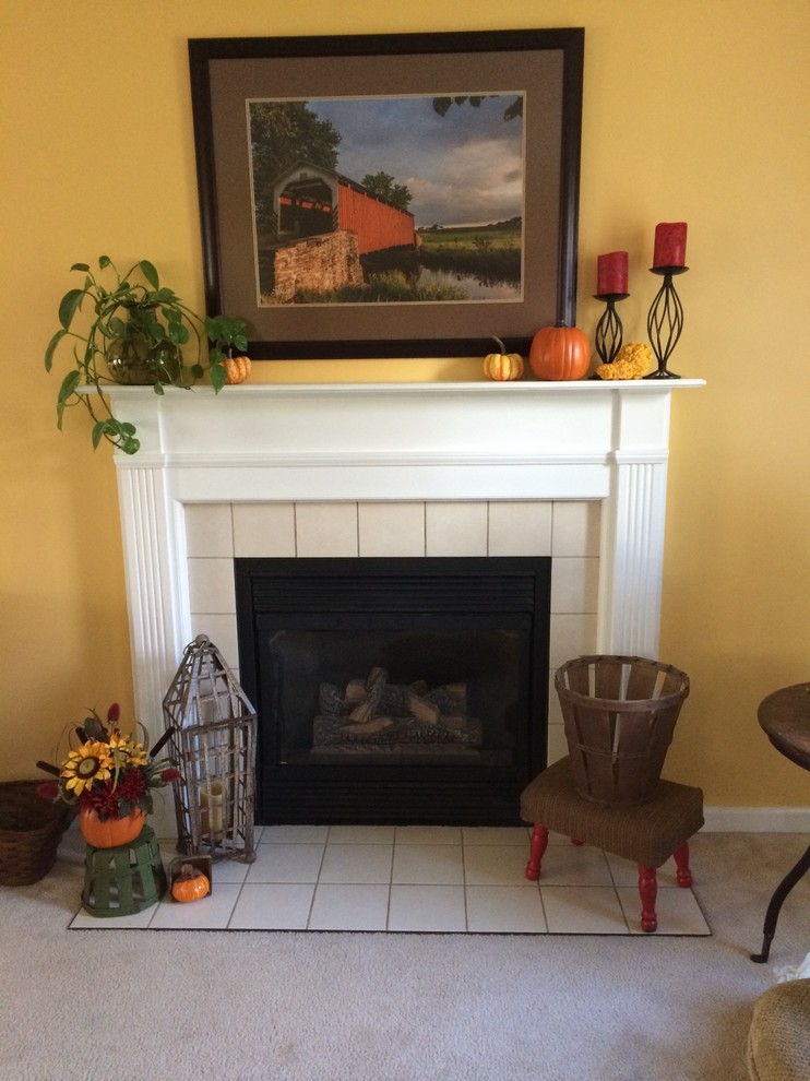 What color to paint fireplace surround tile?