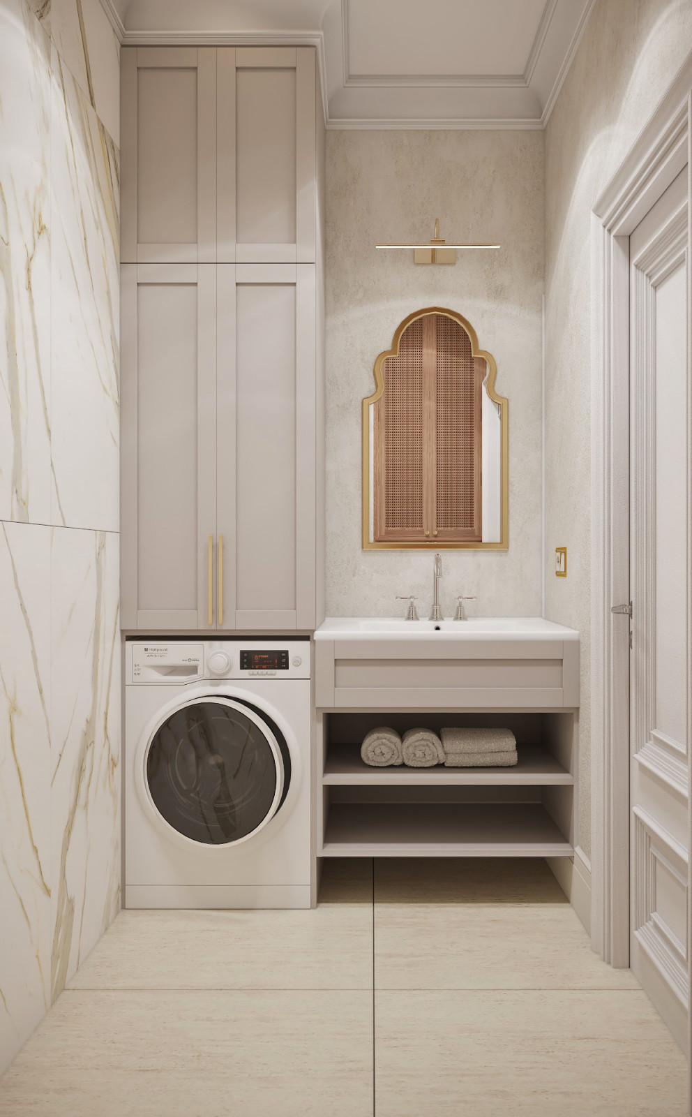 Дизайн проект квартиры с классической атмосферой