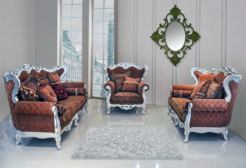 Sophie Luxury Living Room Sofa Set