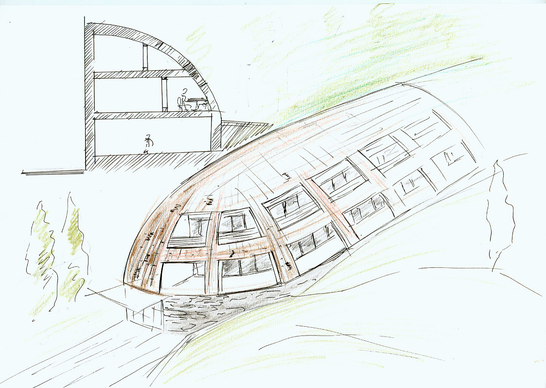 Размышление с карандашом - проекты общественных зданий