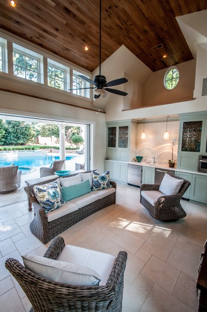 pool house clasico-patio