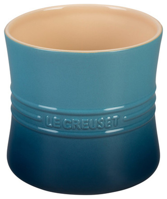 Le Creuset Marine Stoneware 2.75 Quart Utensil Crock Contemporary