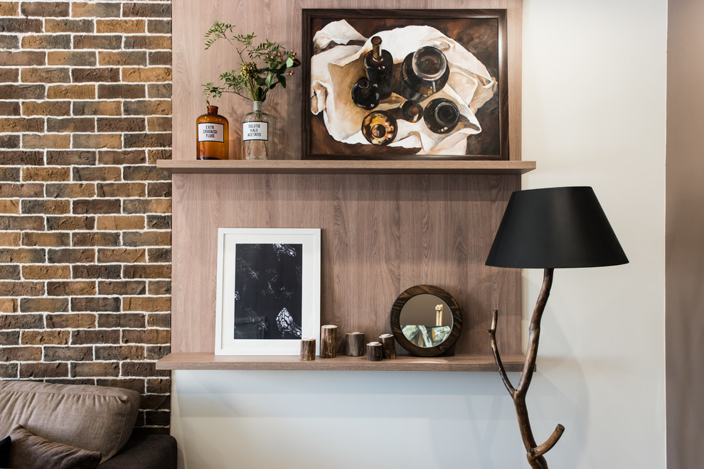 Фото реализованного проекта "Квартира для девушки в стиле лофт"