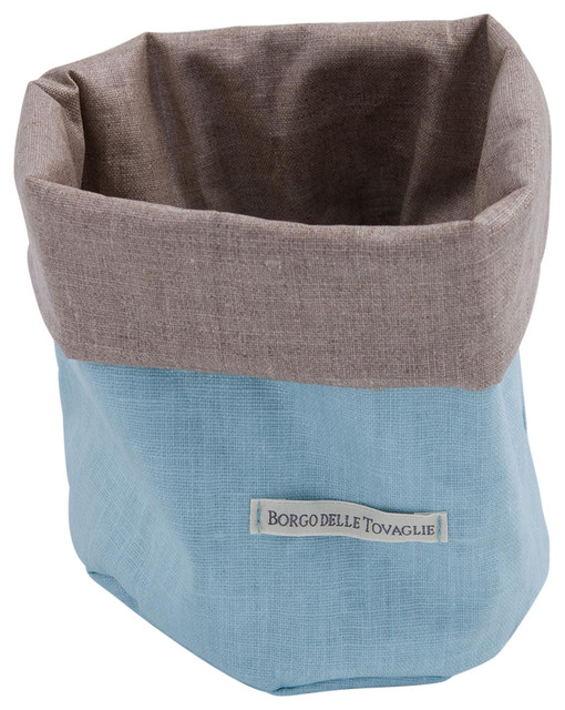 Bauhaus Bread Bag, Sky Blue and Taupe