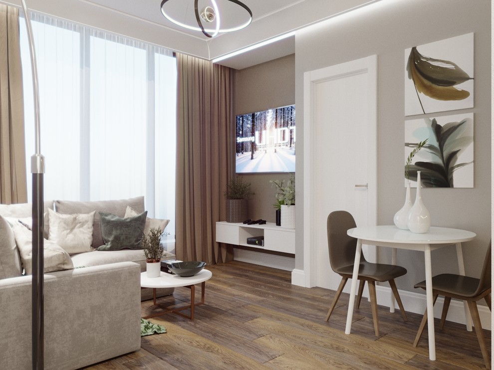 Современный стиль в ЖК "123"