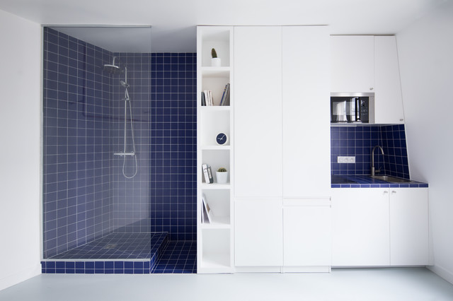 Studio Voltaire contemporary-bathroom