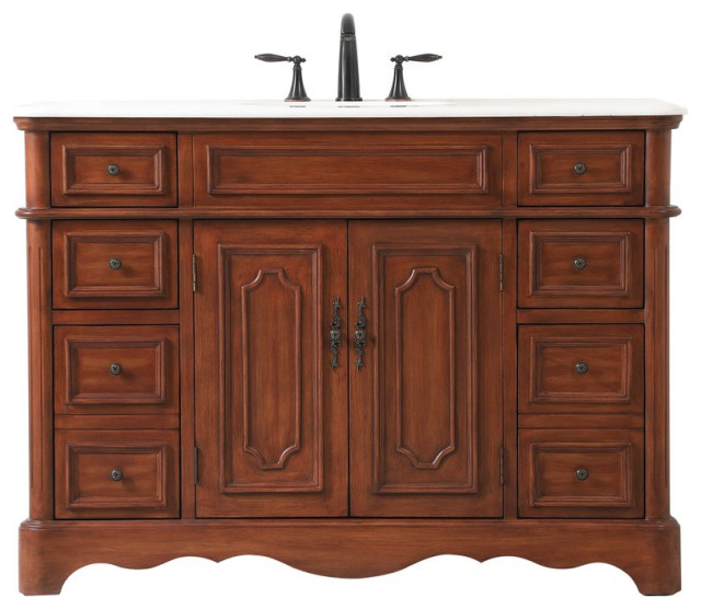 Finley Single Bathroom Vanity Traditional Bathroom Vanities And