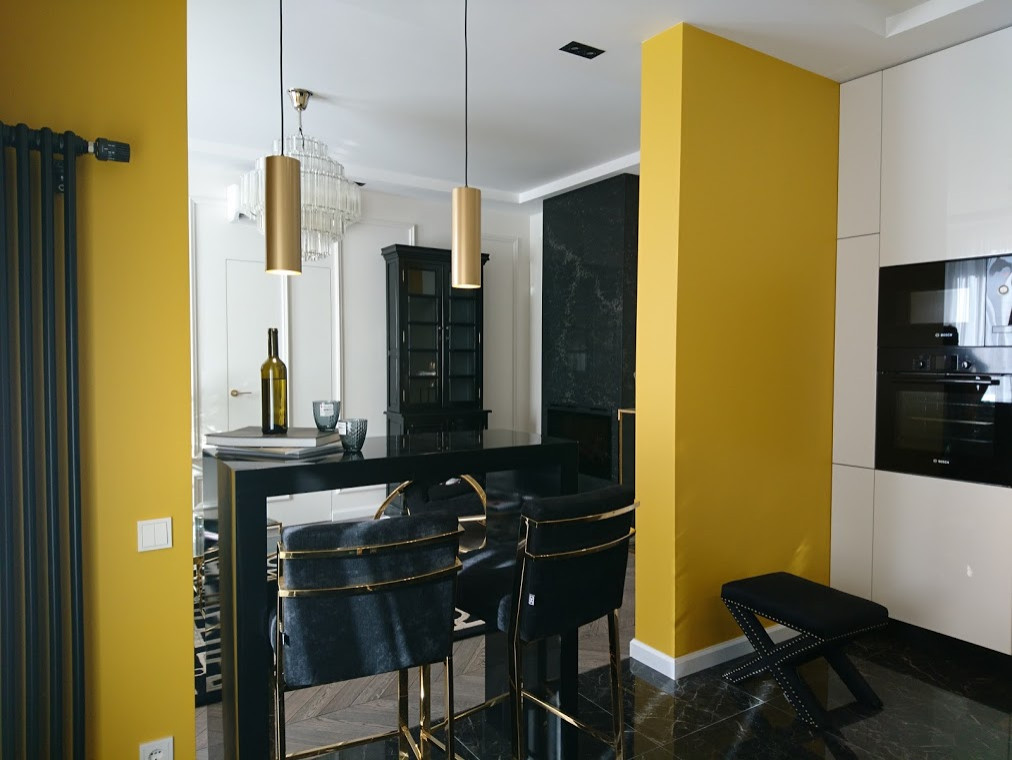 Помпезный Арт-деко в квартире на Нагатинской