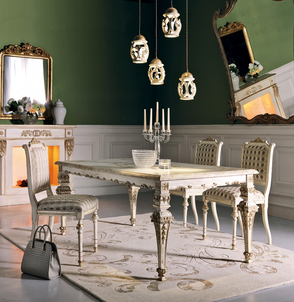 Свежая идея для дизайна: столовая в средиземноморском стиле - отличное фото интерьера