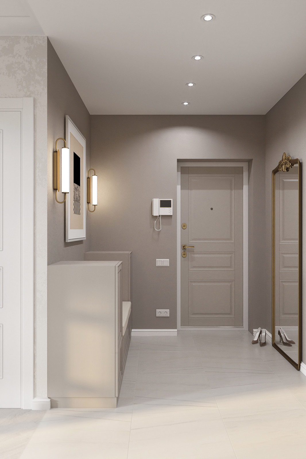 Дизайн-проект 3-х комнатной квартиры по улице Нарвская