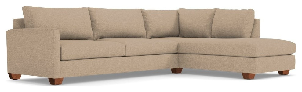 Apt2B Tuxedo 2-Piece Sectional Sofa, Beige, Chaise on Right