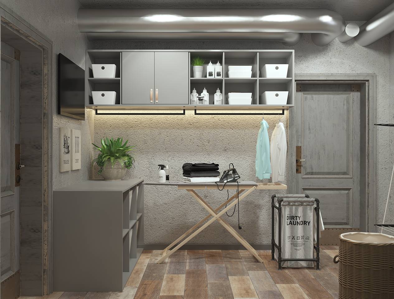 Цокольный этаж дома.