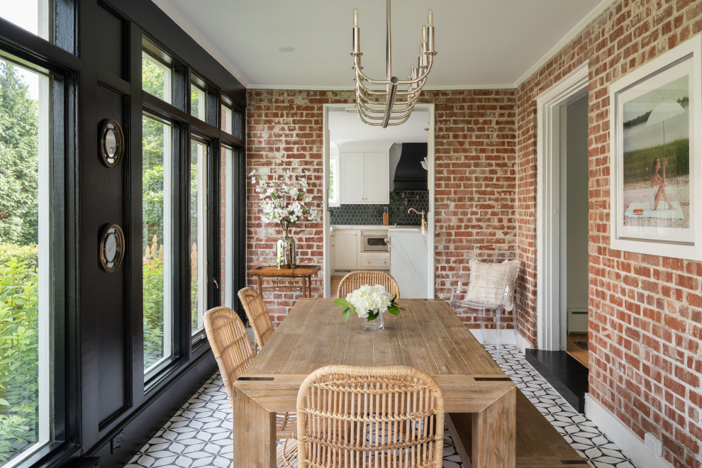 Historic Homeland Full Home Remodel - Transitional dining room photo in Baltimore