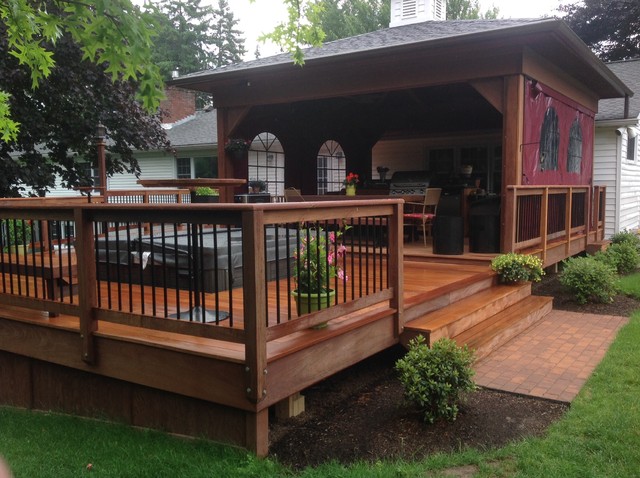 Decks And Patios Syracuse  Syracuse All Season Deck beach-style-patio