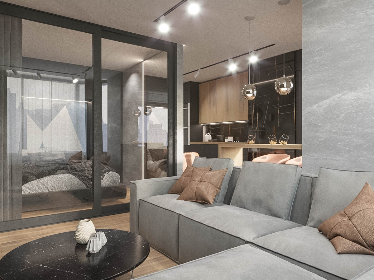 Однокомнатная квартира г.Аксай