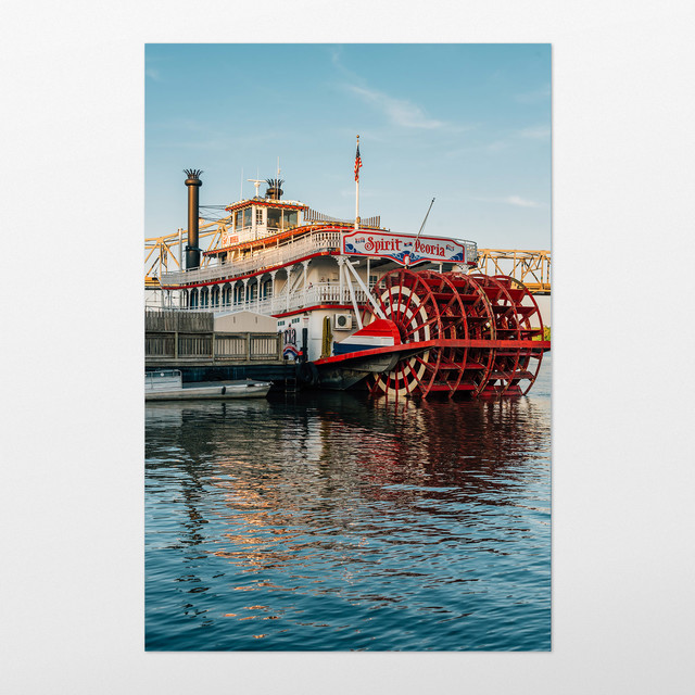 riverboat art print